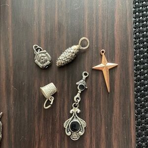 Assorted Metal Charms Set